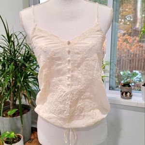 American Eagle White Spaghetti Staps Top, XS, NWOT